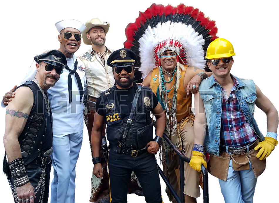 Ymca песня. Группа Village people. Виладж пипл группа. Группа Village people YMCA. YMCA Village people полицейский.